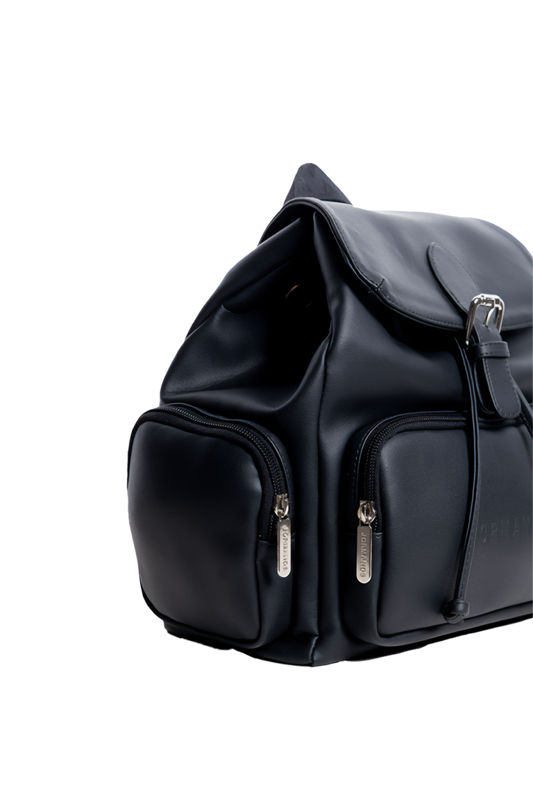 Black Flap Backpack