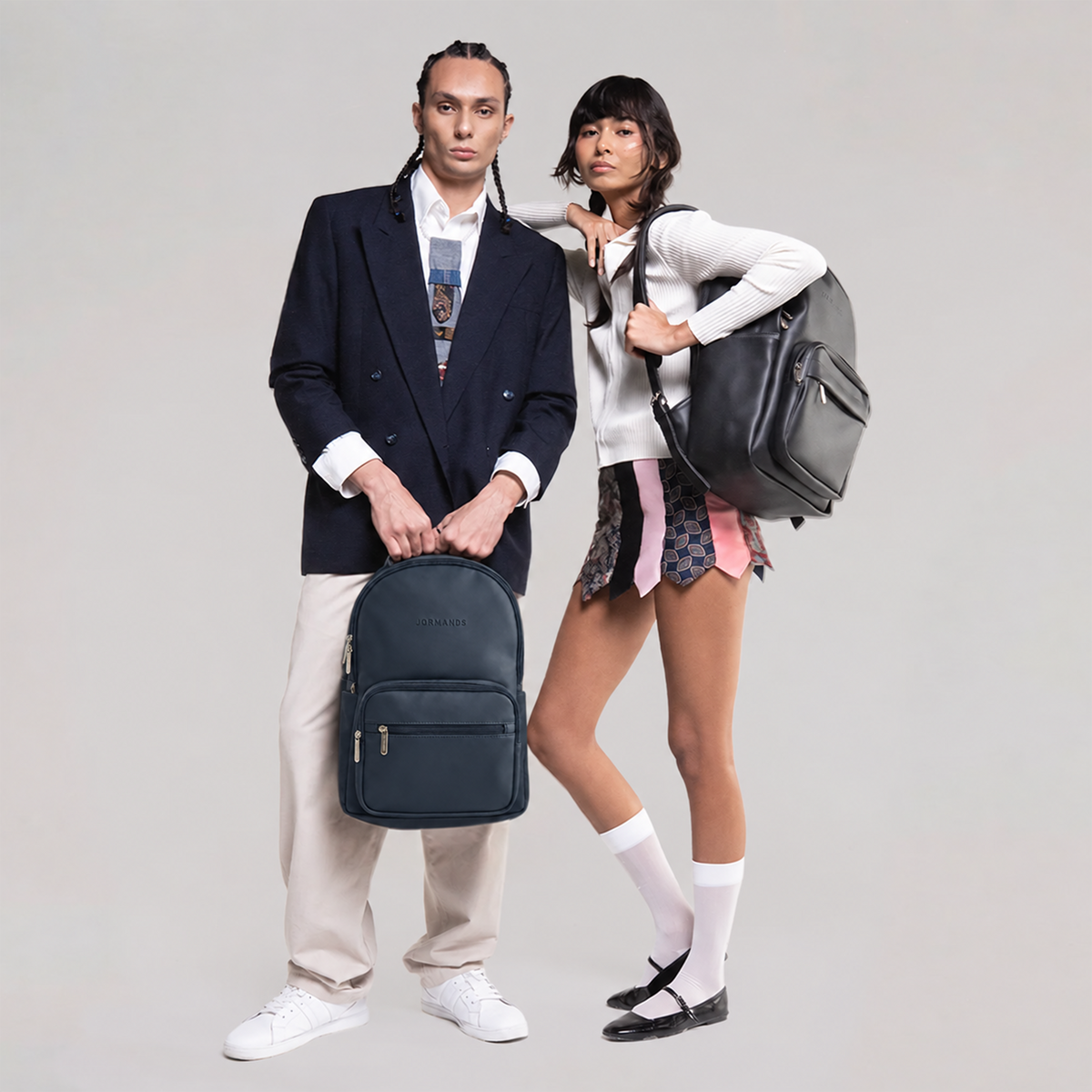 2X1  Backpacks (Black & Dark Blue)