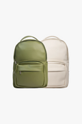 Two Backpacks (Green & Bone)