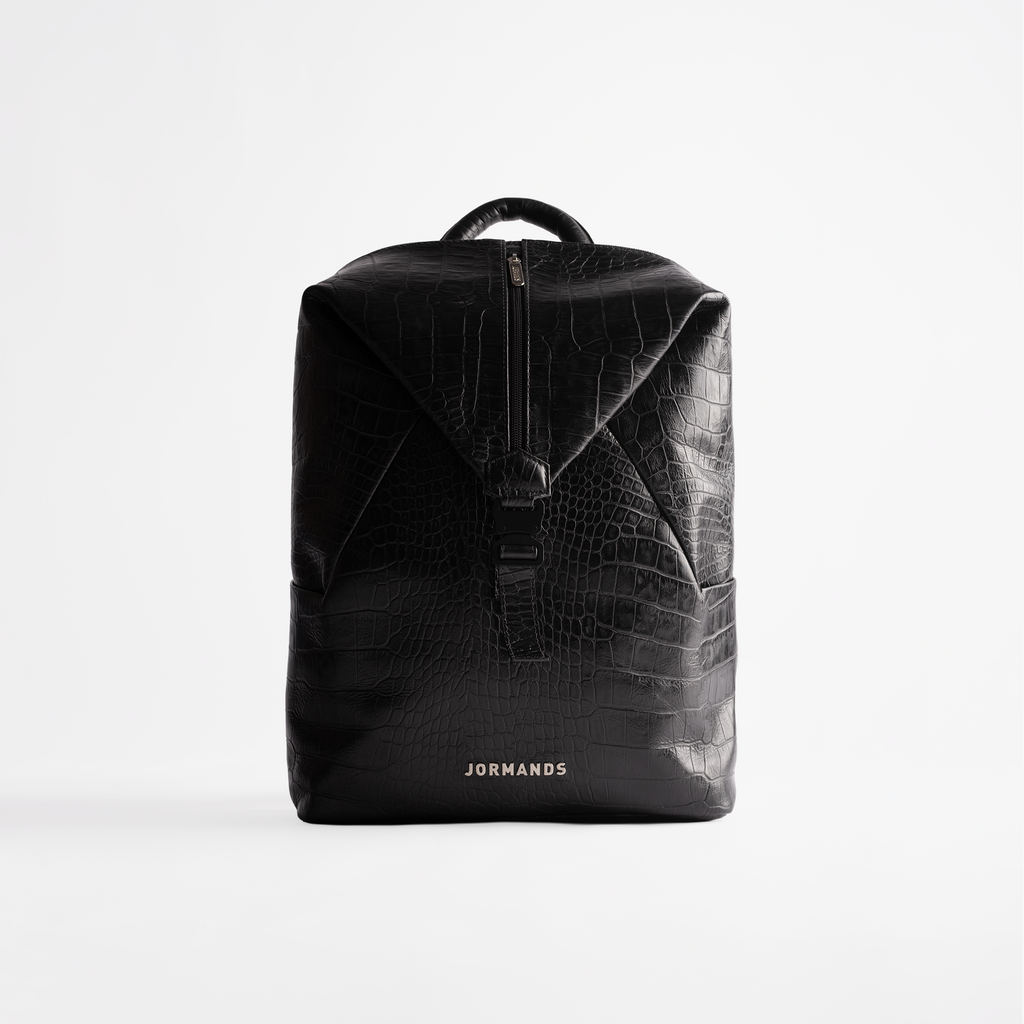 Black Croco Backpack
