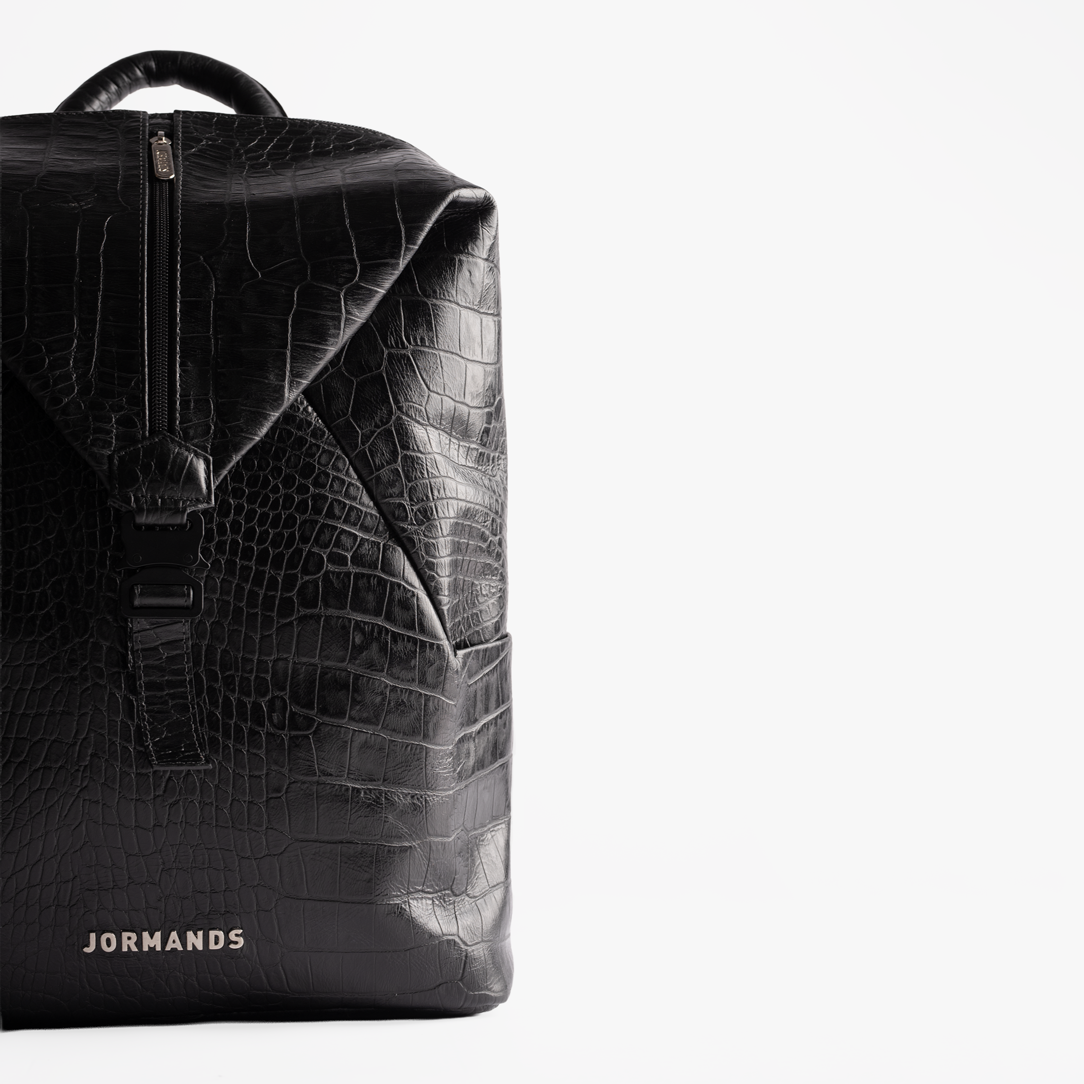 Black Croco Backpack