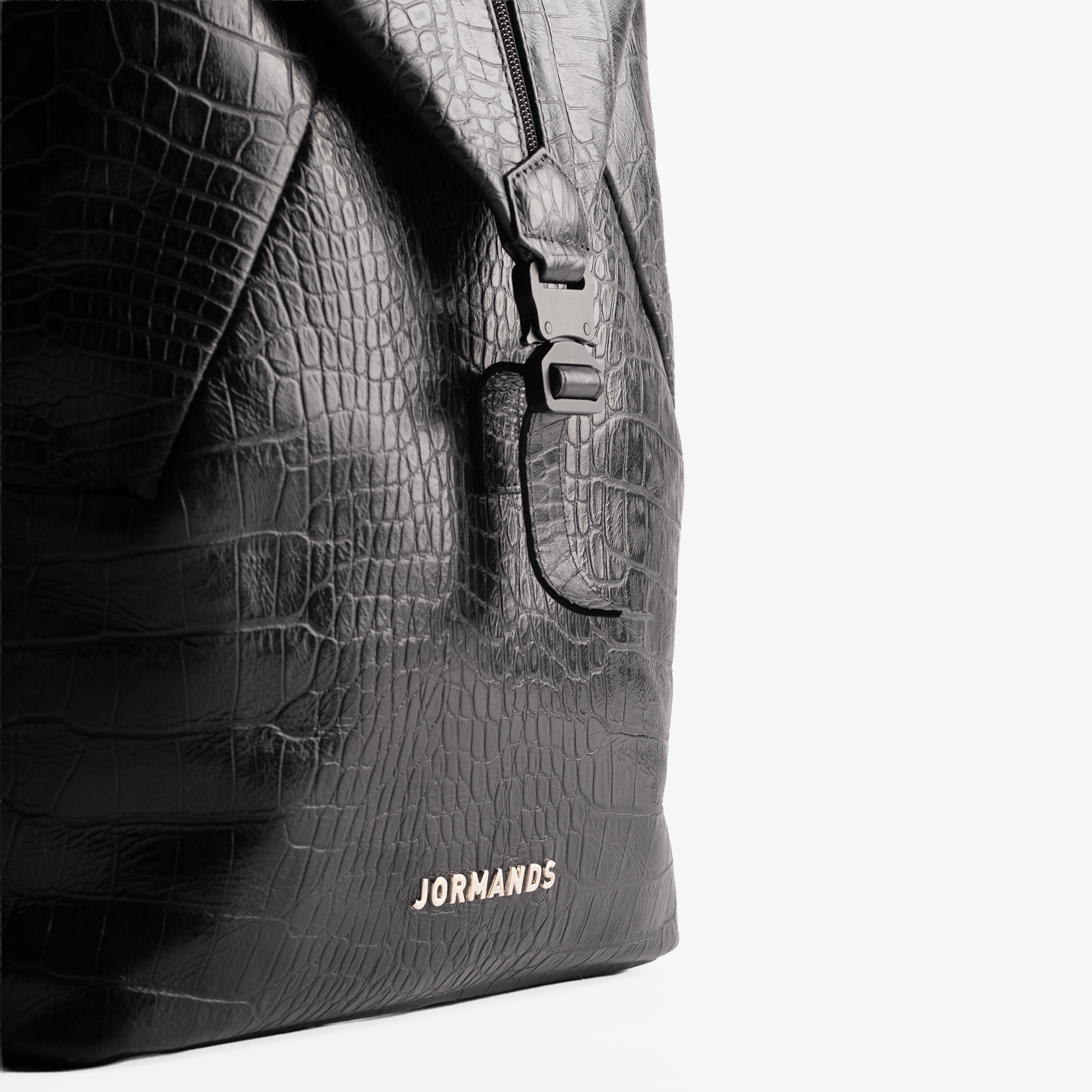 Black Croco Backpack