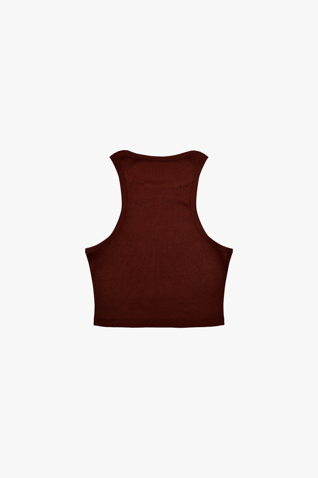 Crop Top Básico Café