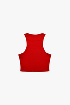 Crop Top Básico Rojo