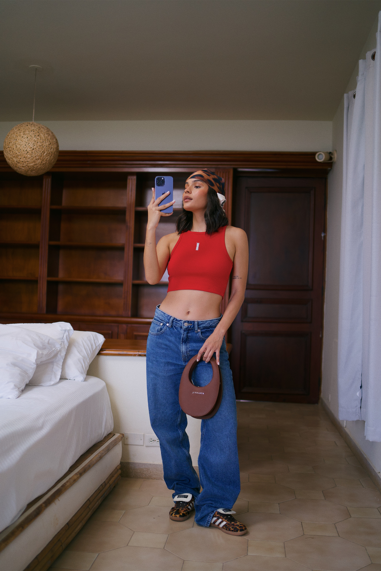 Crop Top Básico Rojo