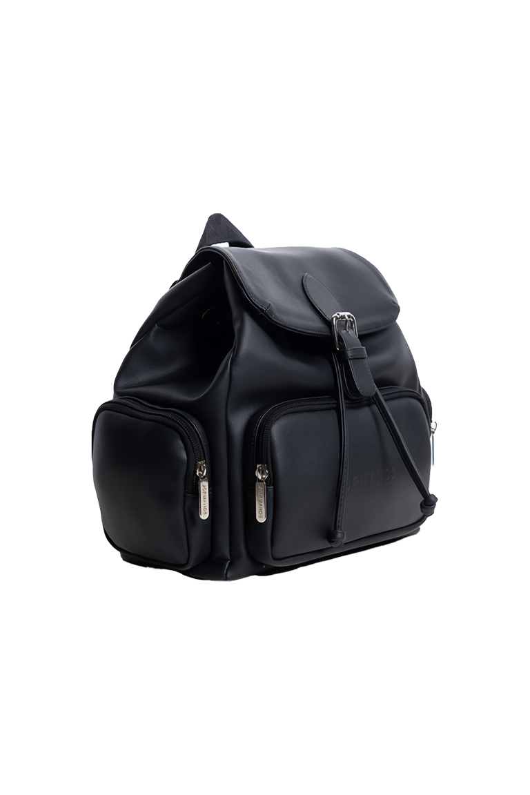 Black Flap Backpack