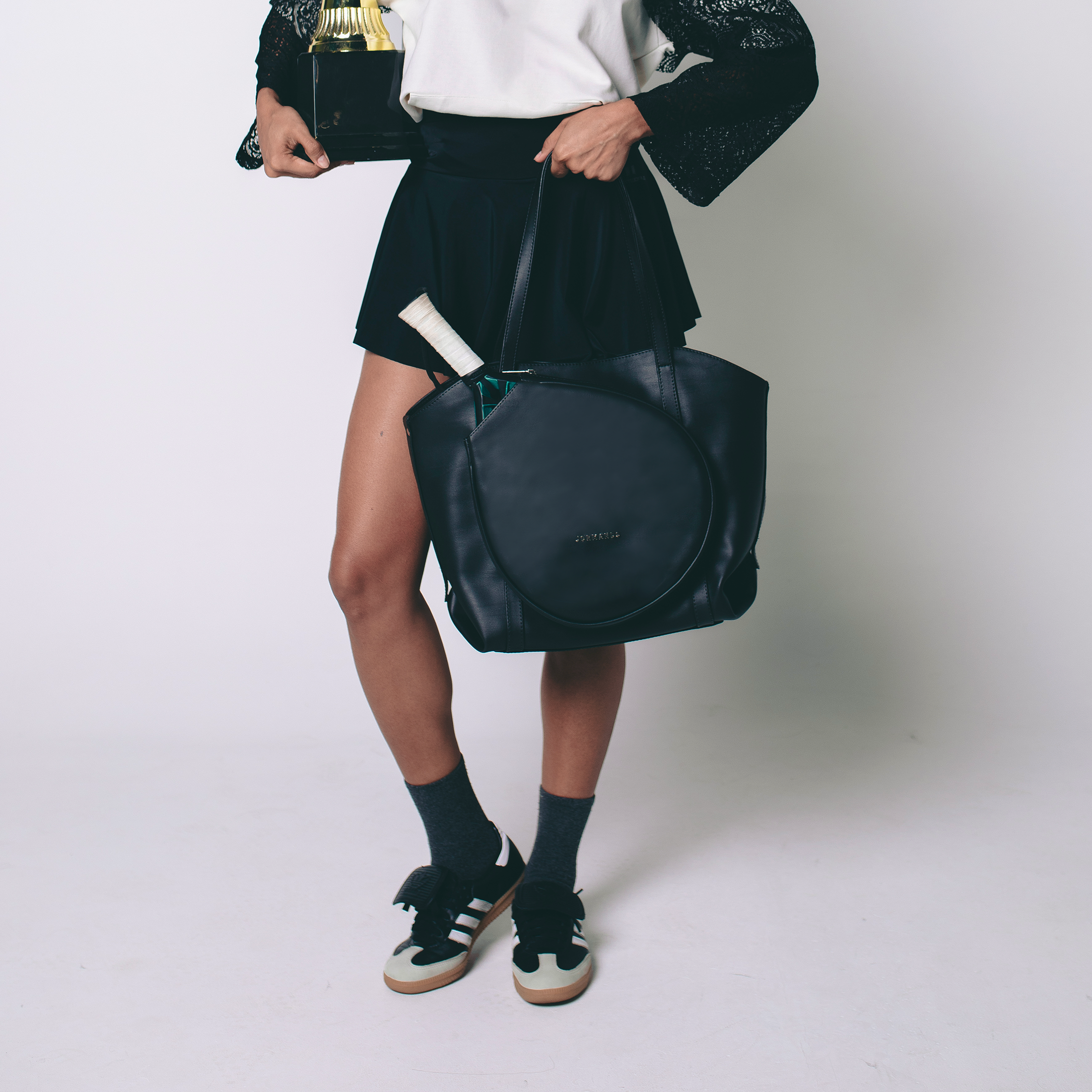 Black Pádel Tote Bag