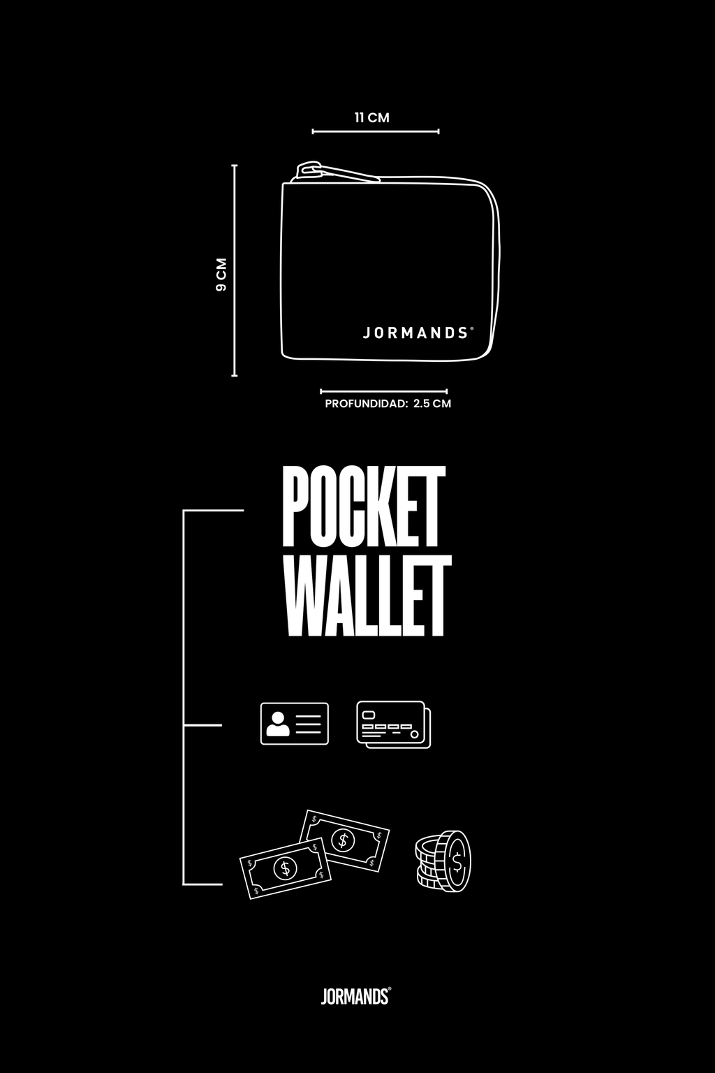 Croco pocket wallet