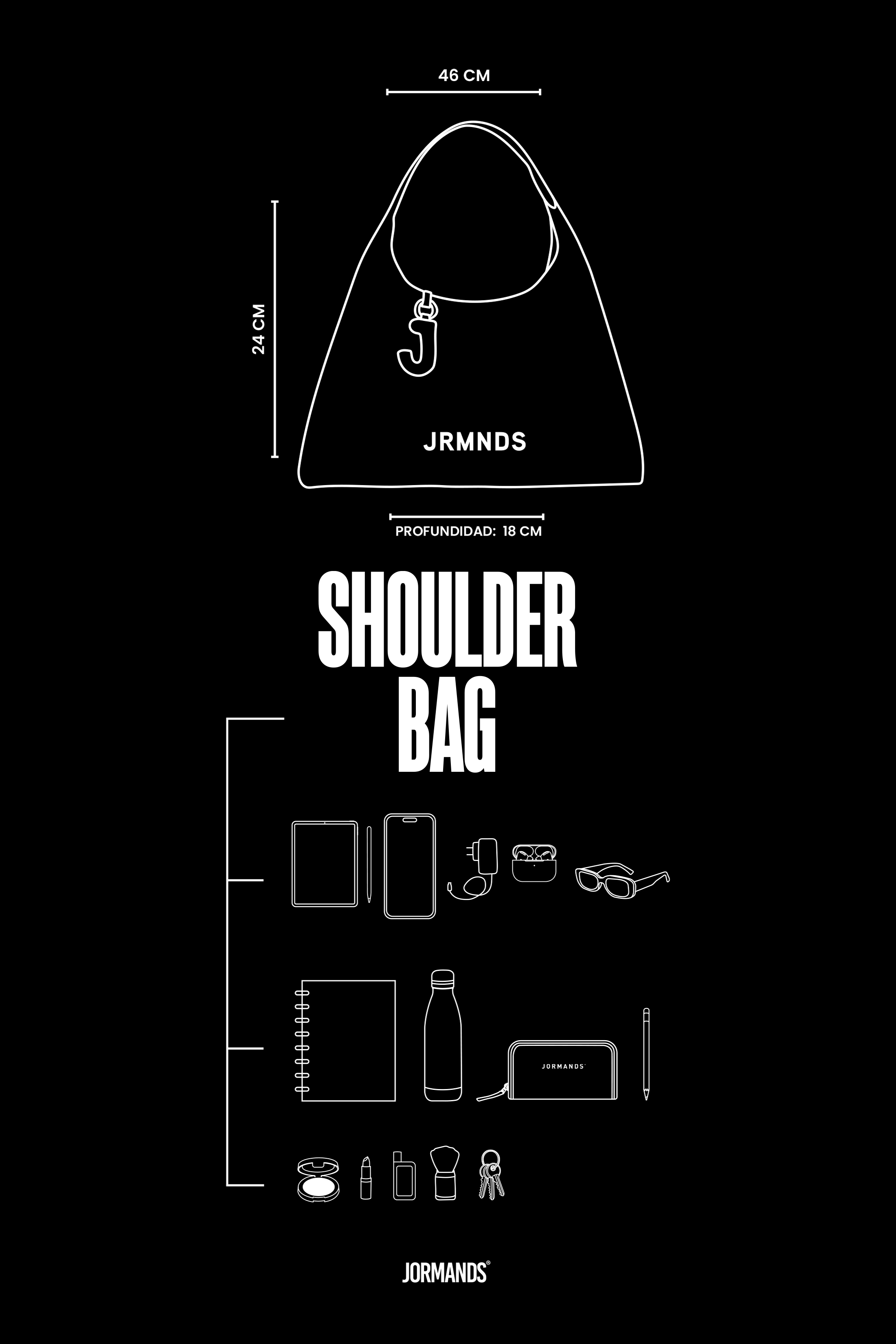 Black Shoulder Bag