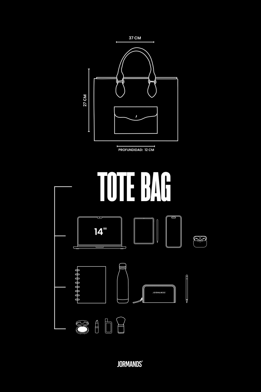 Black Tote Bag