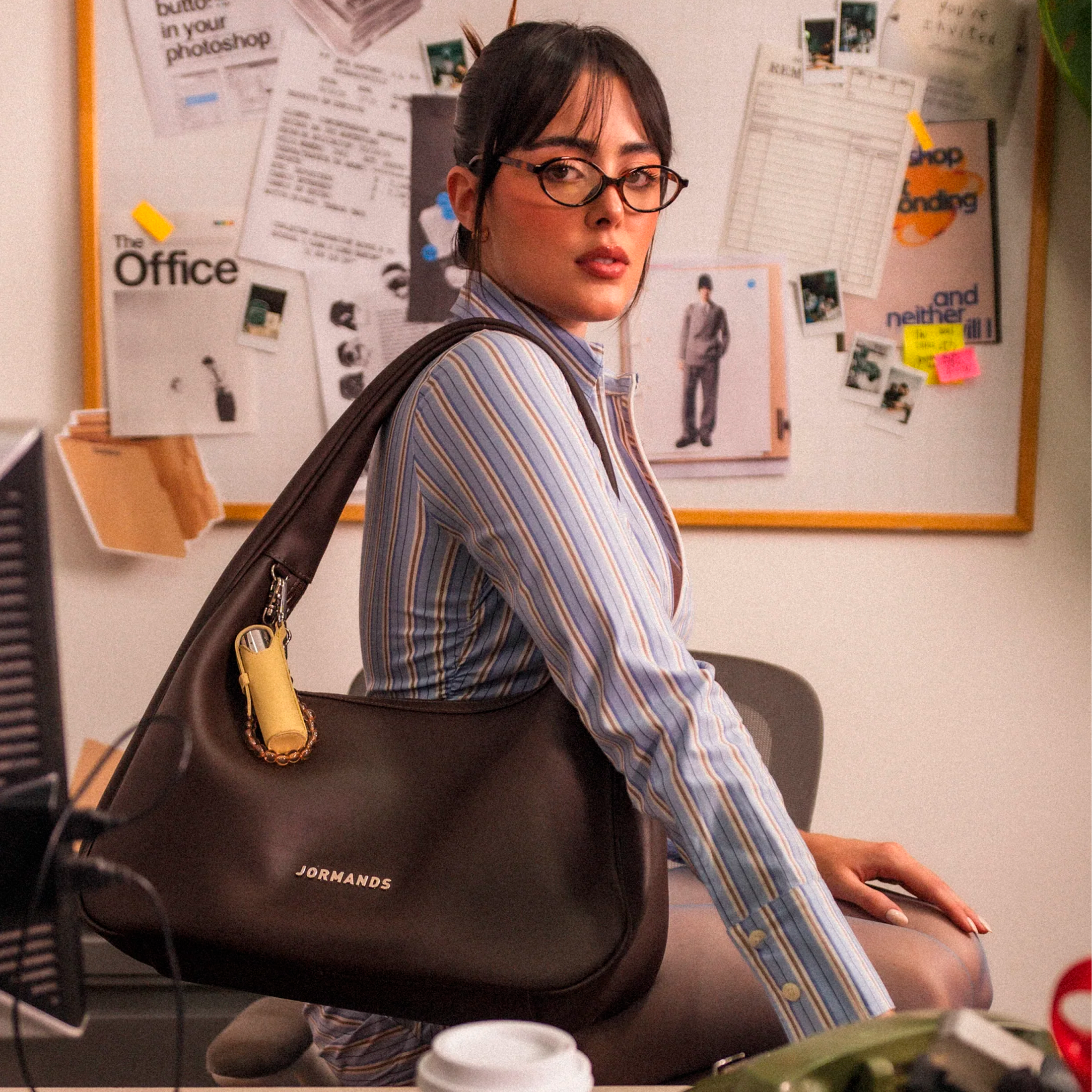 Brunette Hobo Bag