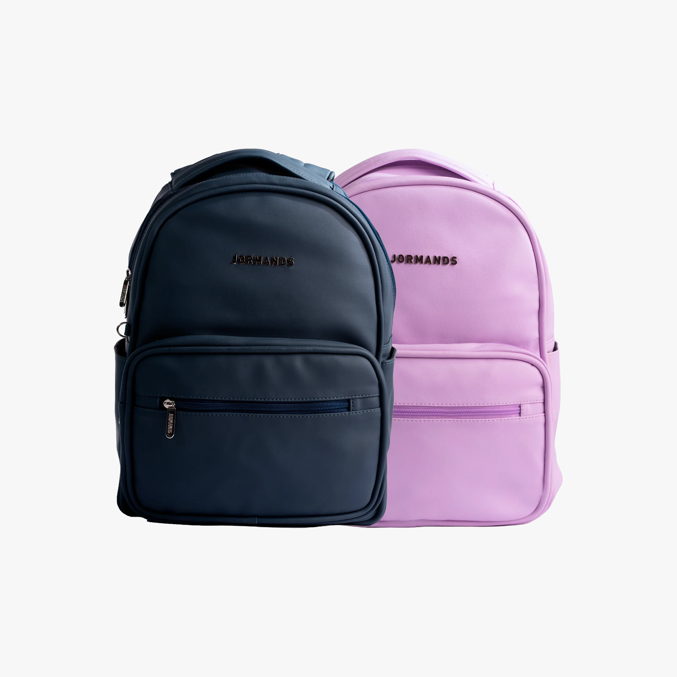 Two Stamp Backpacks (Dark blue & Lila)