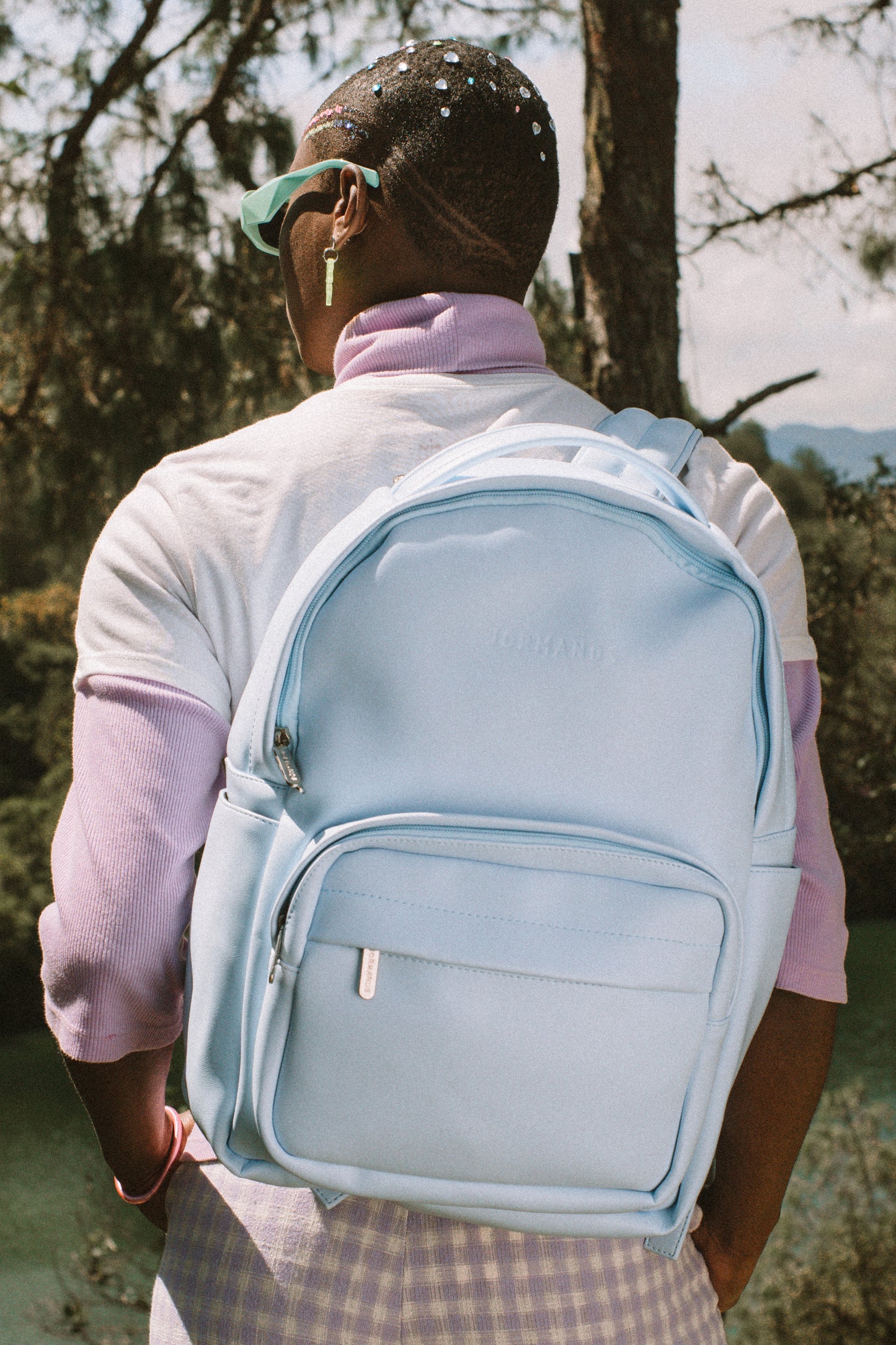 Baby Blue Premium Backpack
