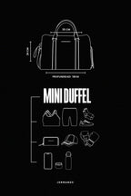 Black Mini Duffel Bag